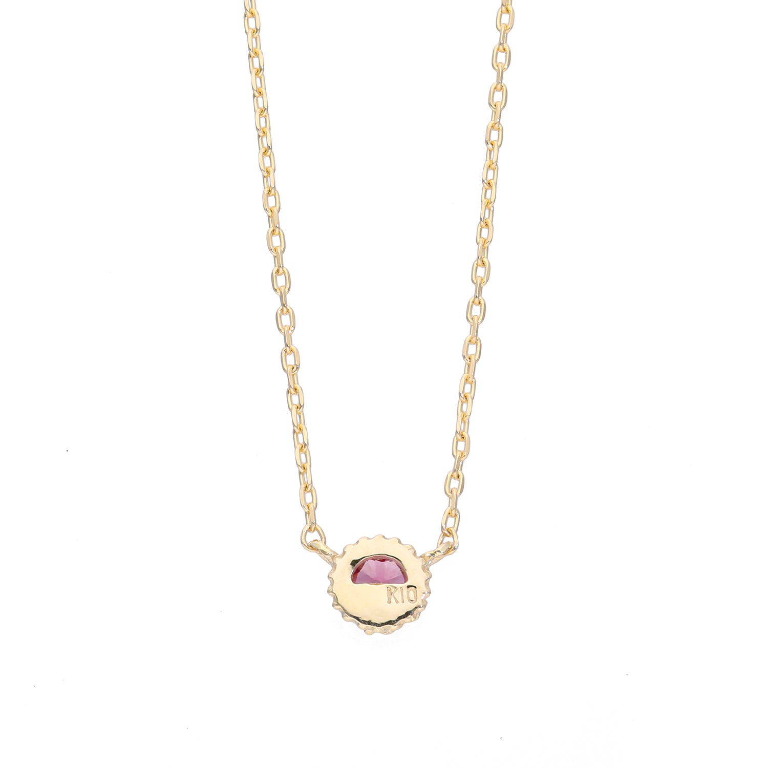 L&Co.(エルアンドコー)】ネックレス｜K10 ピンクスピネル ネックレス