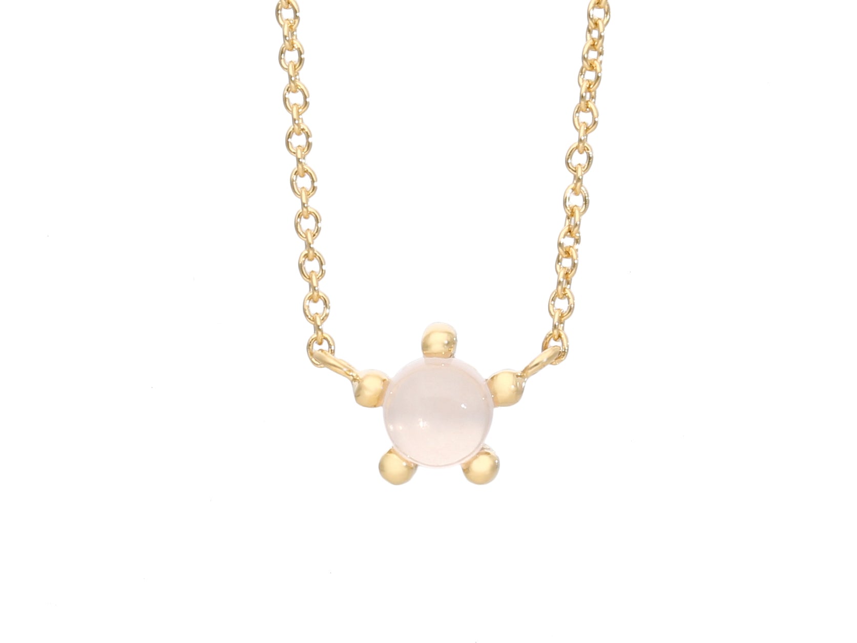 受注生産】SV925 ローズクォーツ ネックレス｜64-3776 – L&Co.