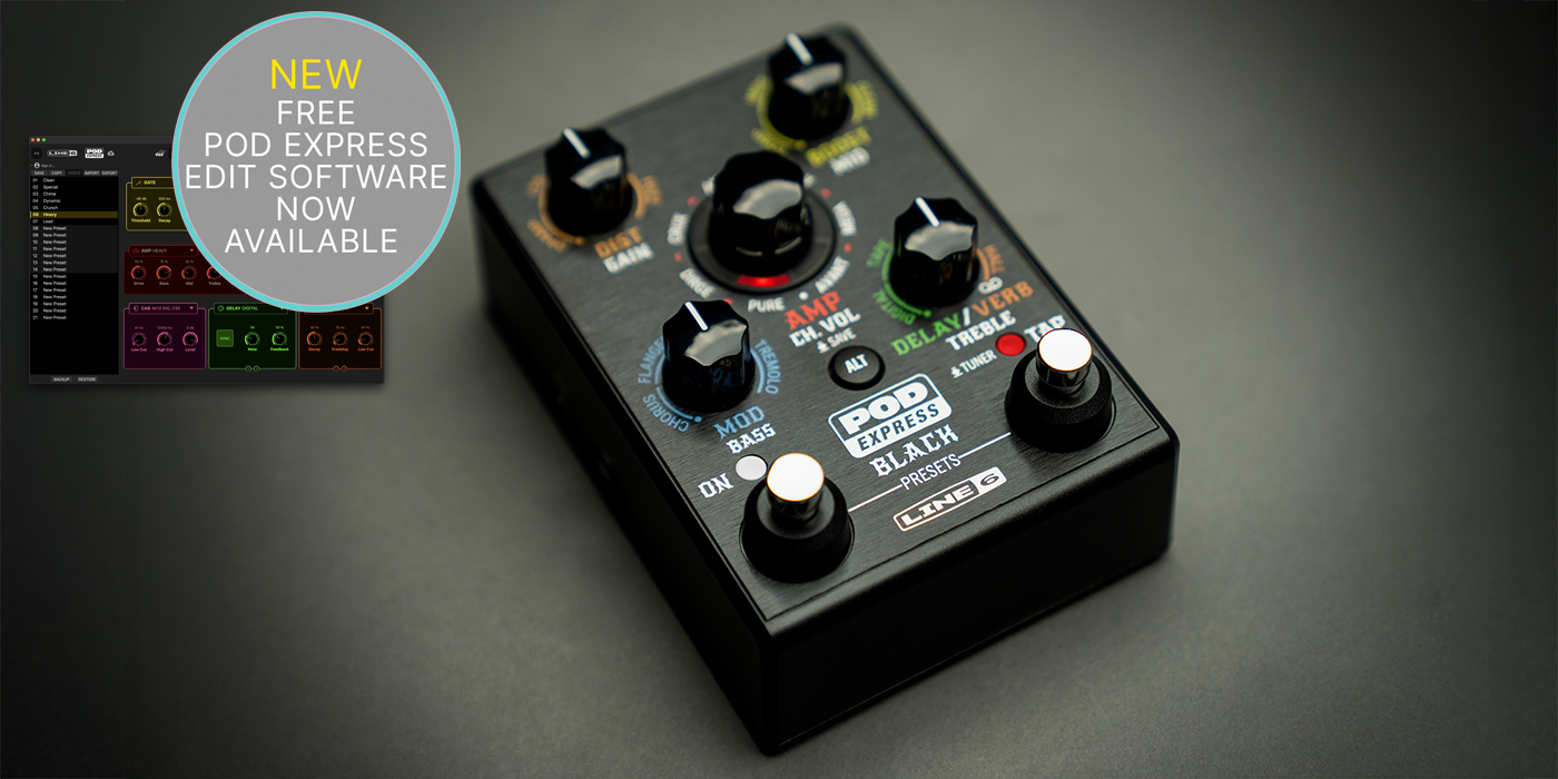 Line 6 | POD Express | Classic, Modern High Gain Tone Amp and