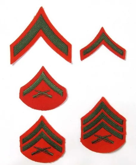 アメリカ海兵隊 USMC レッド 階級章ワッペン USED - – L.A.BOY