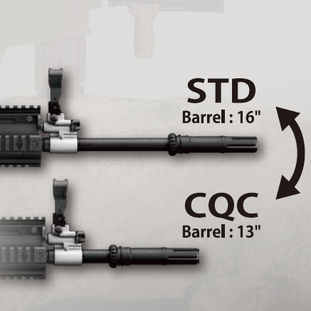 L.A.ホビーショップ / 次世代電動ガン : SCAR-H (Mk17) /ブラック [取寄]