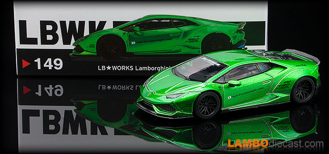 The 1/64 Lamborghini Huracan LB-Works from Mini GT TSM, a review