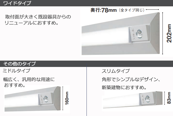 NNCF43135J LE9 || LED非常用照明器具 Panasonic 一体型階段灯 ワイド