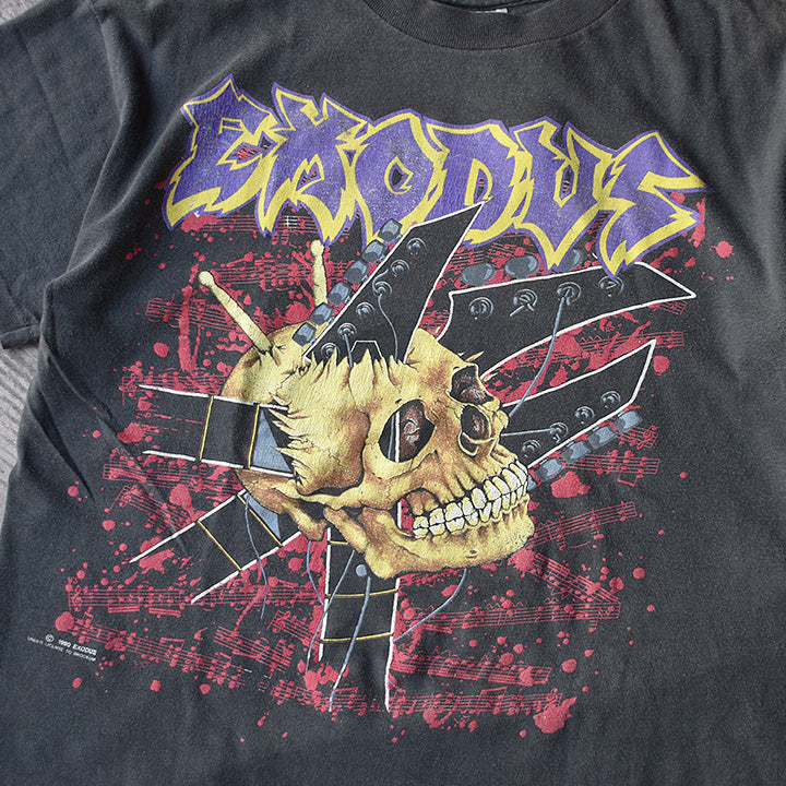 EXODUS バンドTシャツ thrasher '90年代 フェードメタル
