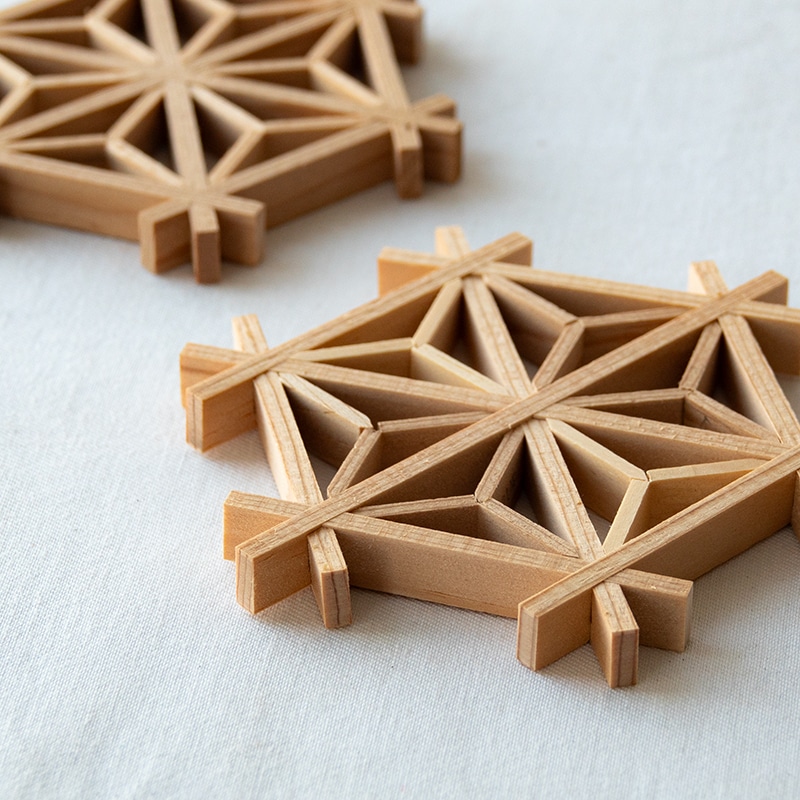 組子キット 麻の葉 | Lacycle mall（ラシクルモール）