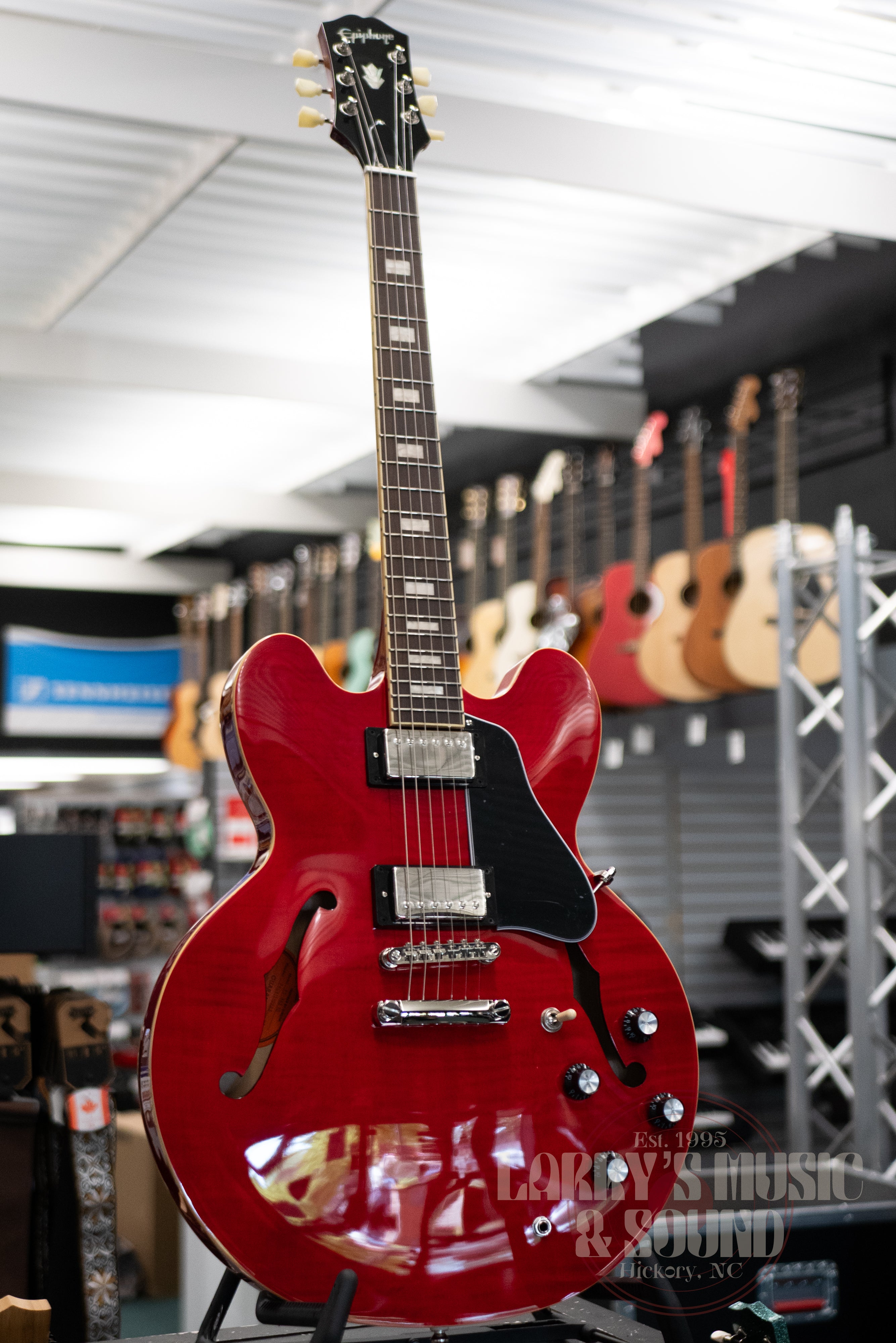 Epiphone ES-335 Figured - Cherry – Larry's Music & Sound