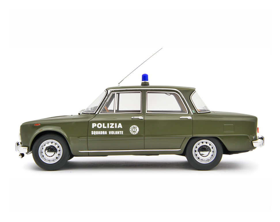 Alfa Romeo Giulia Super 1969 Carabinieri Model car 1:18 Laudoracing