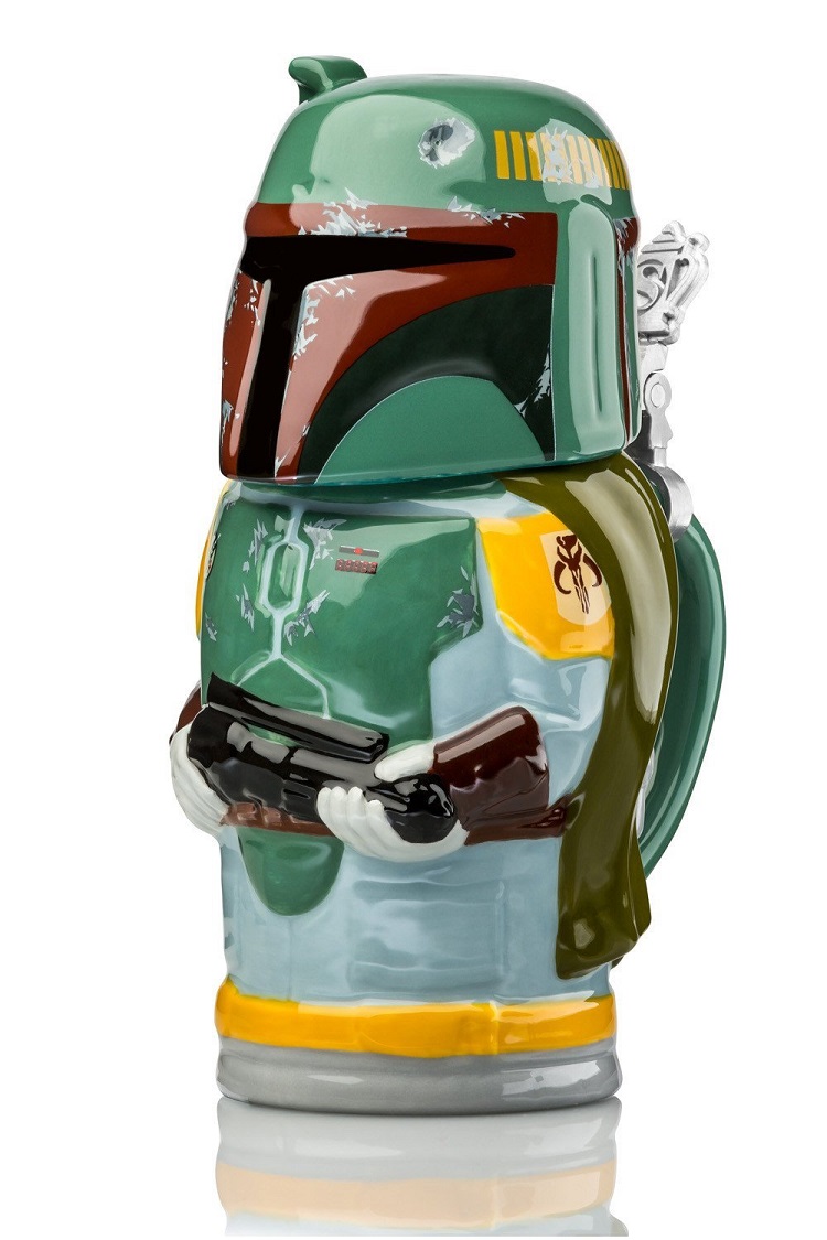 Star Wars Beer Steins Featuring R2-D2, Darth Vader, Chewbacca, and