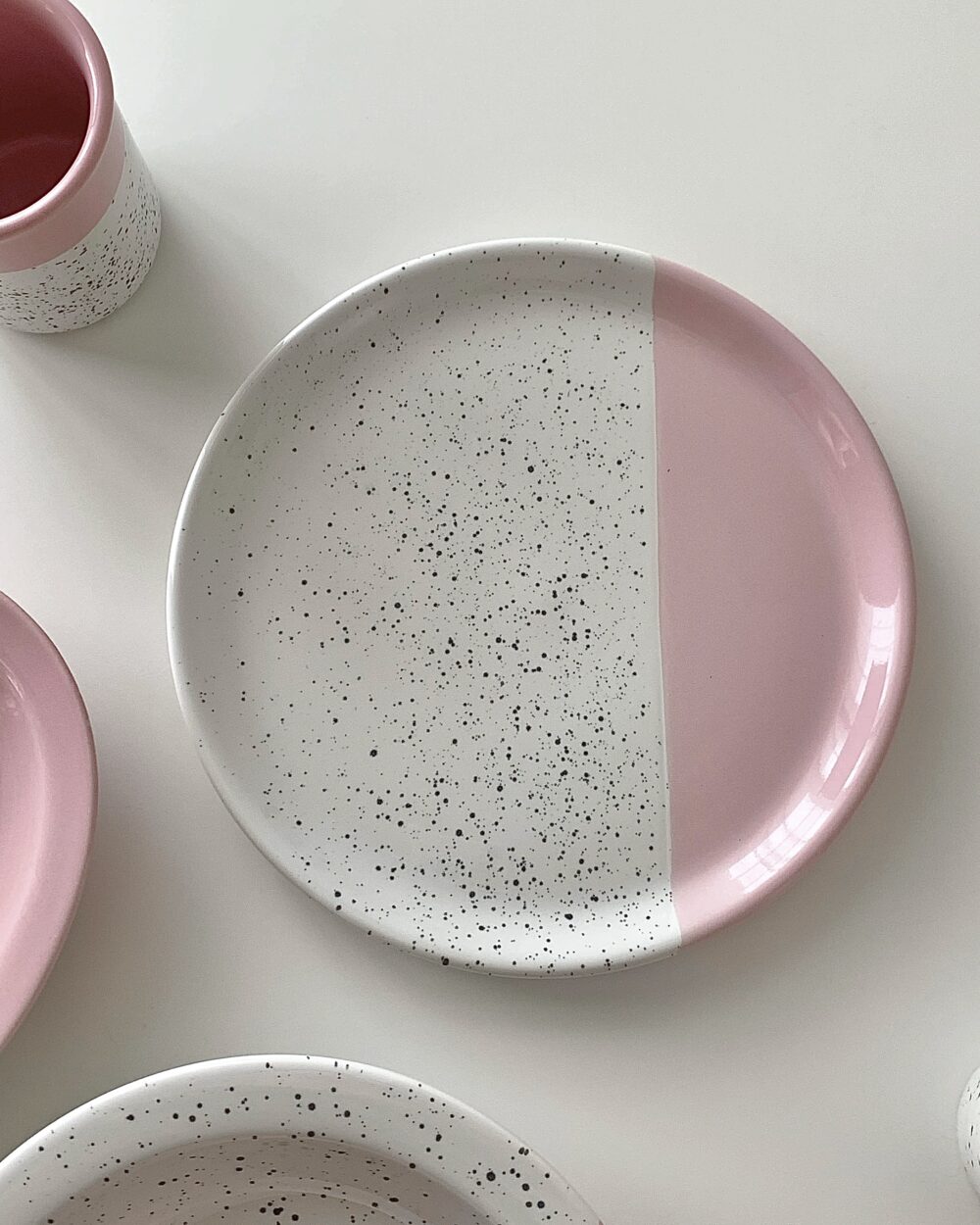 peach dot tableware series - ピンクドット かわいい つぶつぶ