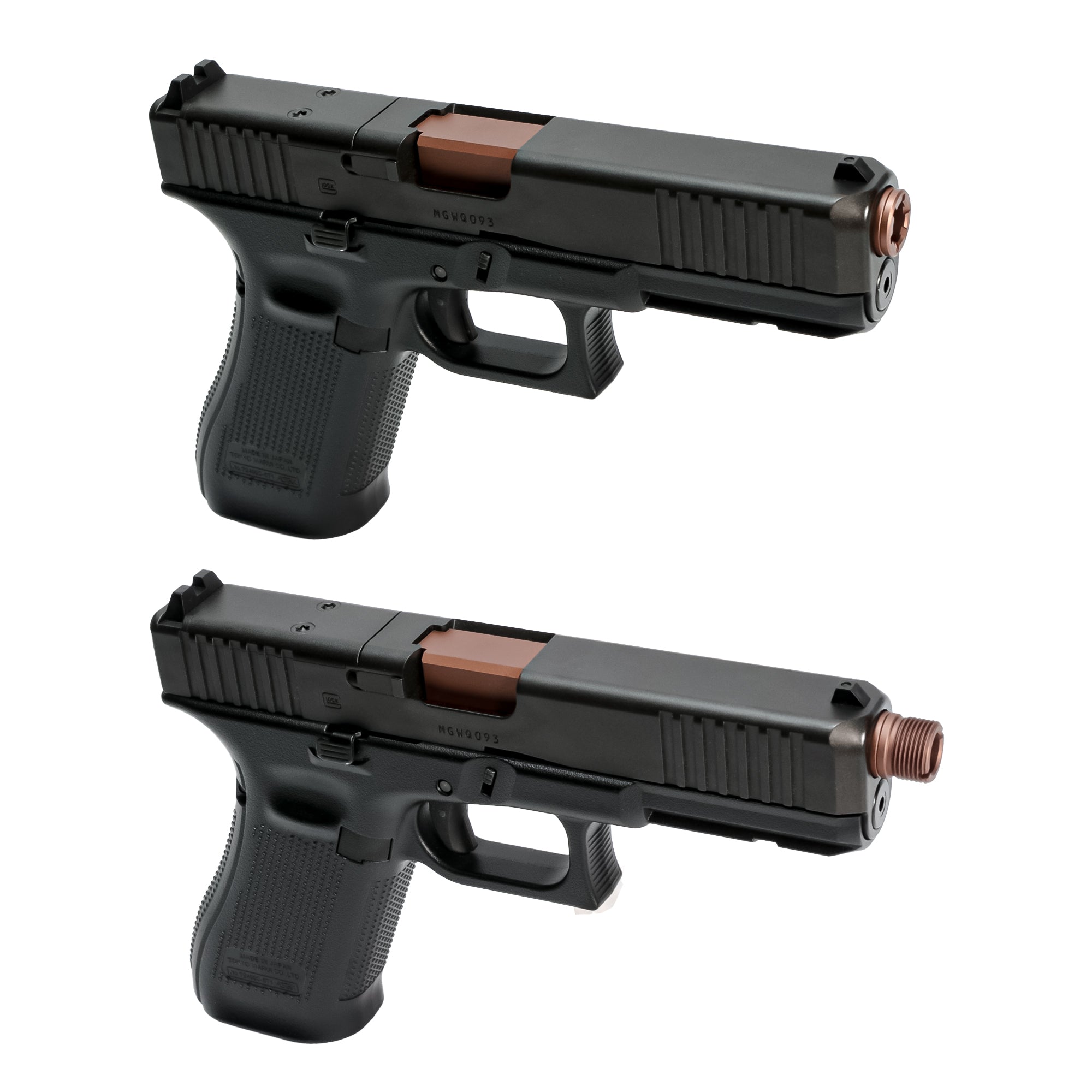 Tokyo Marui Gas Blowback G17 Gen5 MOS Non-Recoil 2WAY Outer Barrel [NI