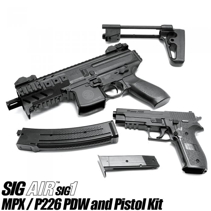SIG AIR/SIG1 MPX/P226 PDW and Pistol Kit エアーコッキングガン本体