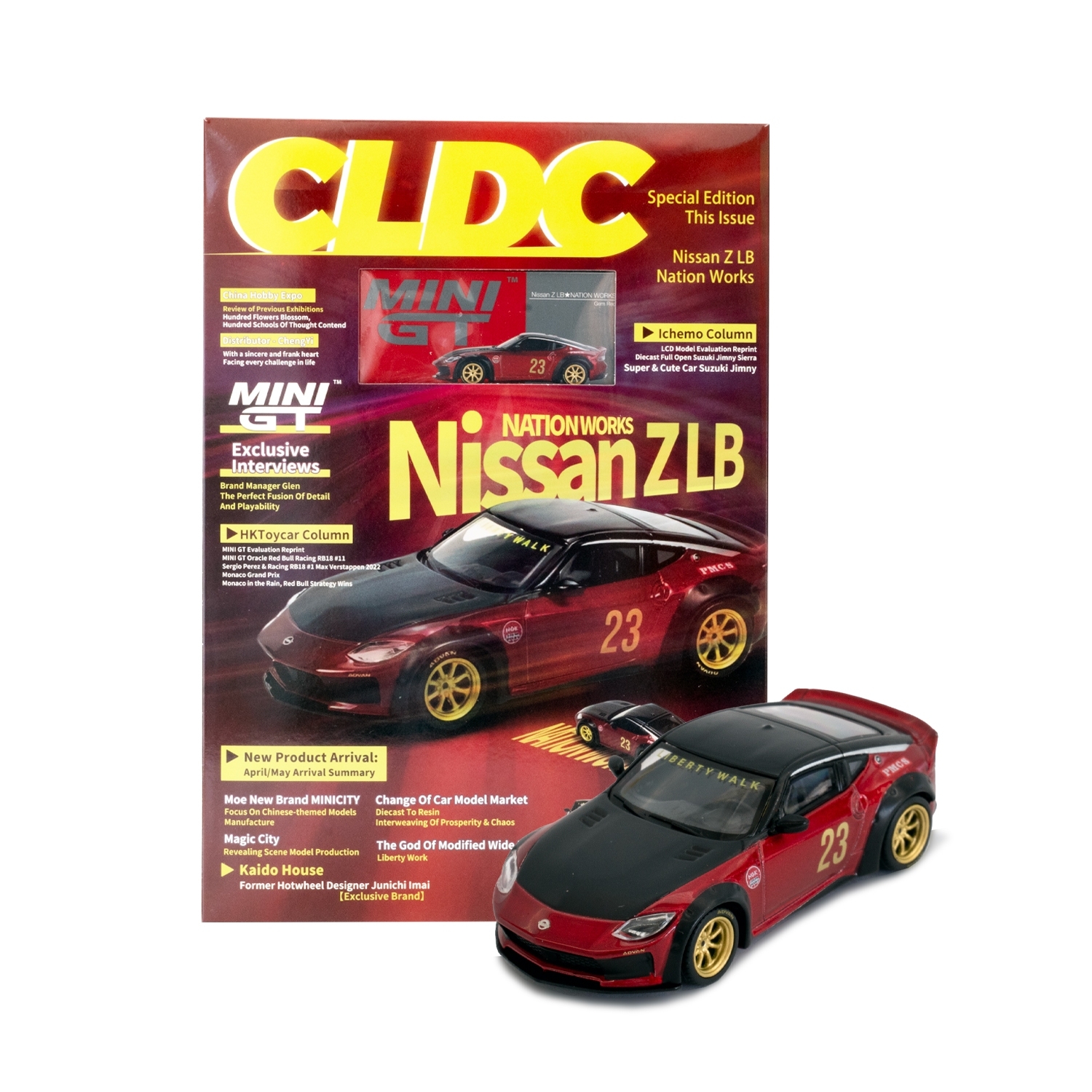 1/64 MINI GT CLDC BOOK LB Works Z Gem Red English ver - LB-ONLINE