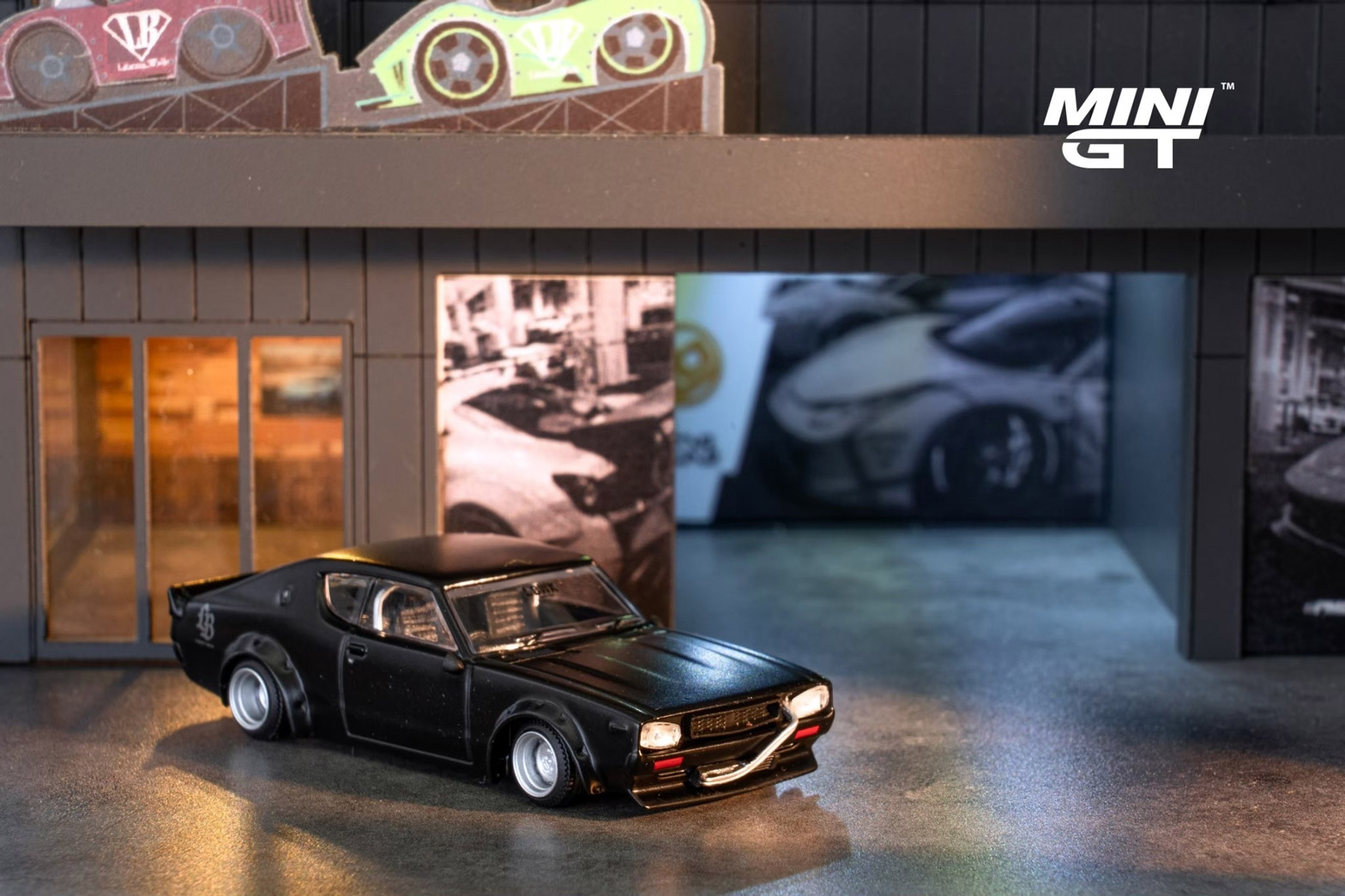 1/64 MINI-GT Liberty Walk Kenmeri Matt Black - LB-ONLINE STORE