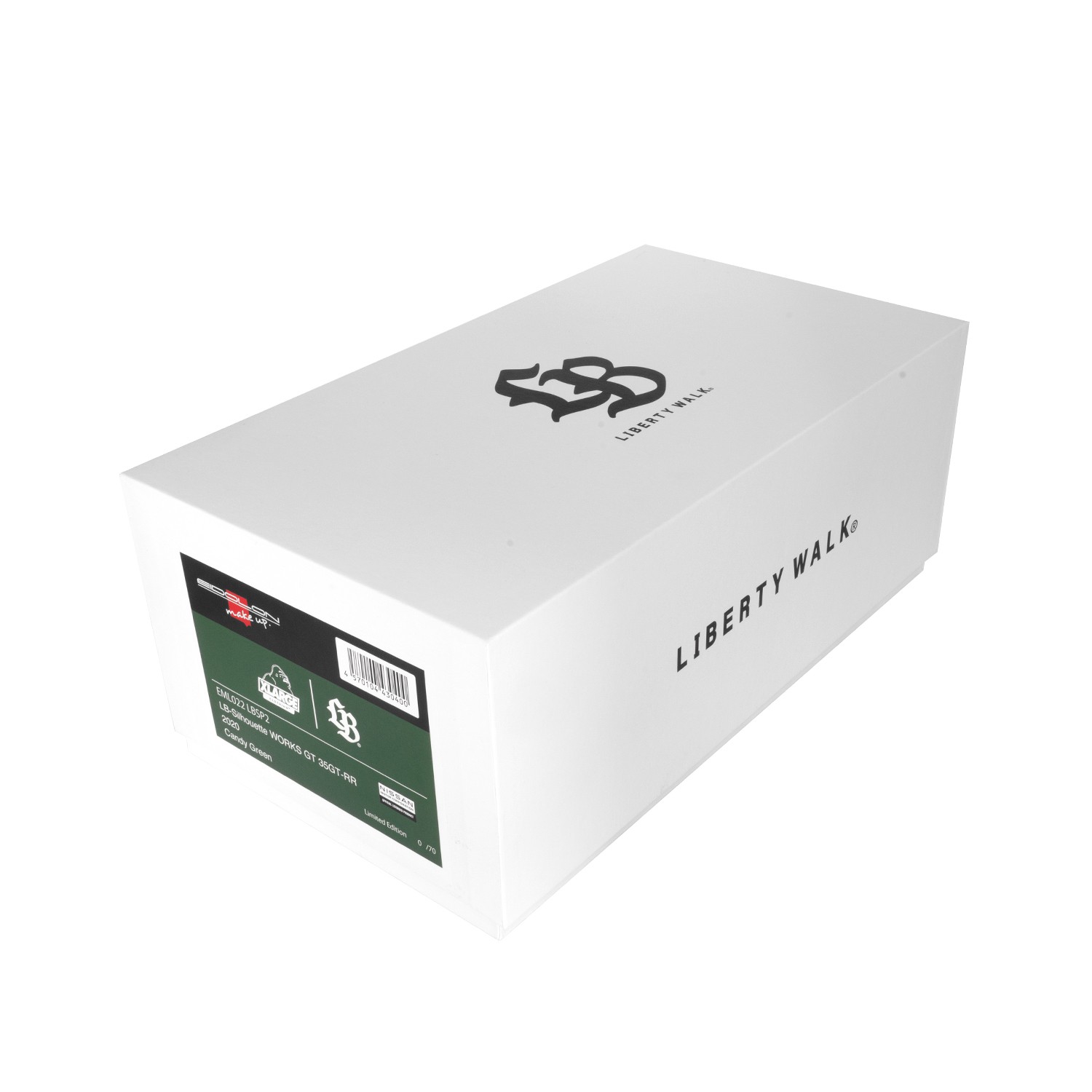 LIBERTY WALK×XLARGE 1/18 Make UP LB-Silhouette WORKS GTR GREEN