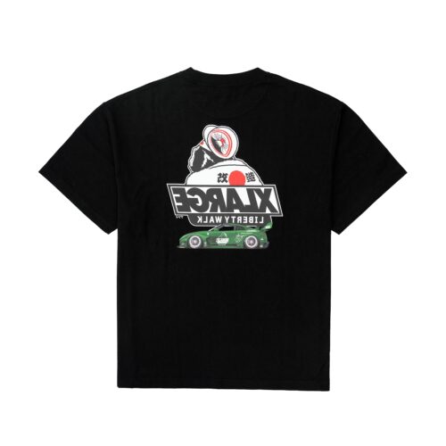 LIBERTY WALK×XLARGE BEHIND OG S/S TEE BLACK - LB-ONLINE STORE