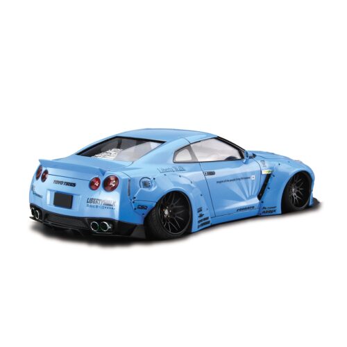 AOSHIMA Plastic model 1/24 LB-WORKS NISSAN GT-R R35 Type1 Skyblue