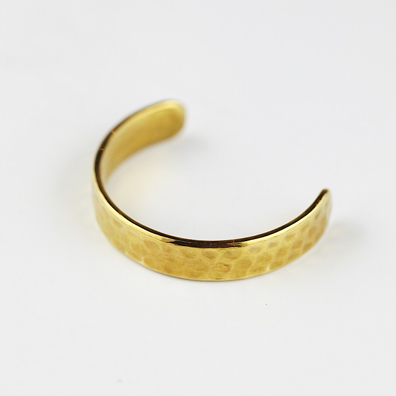 HKファクトリー / silver950 サムレストリング / 24K 金メッキ