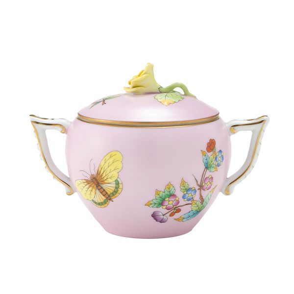 ヘレンド (HEREND) ヴィクトリア・ブーケ 00472-0-09 シュガーポット