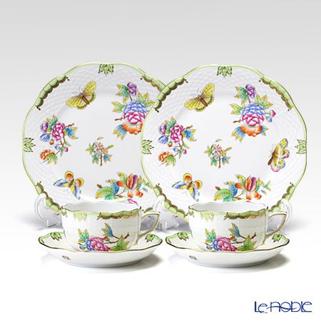 ヘレンド ヴィクトリア・ブーケ トリオセット ペア | ブランド洋食器