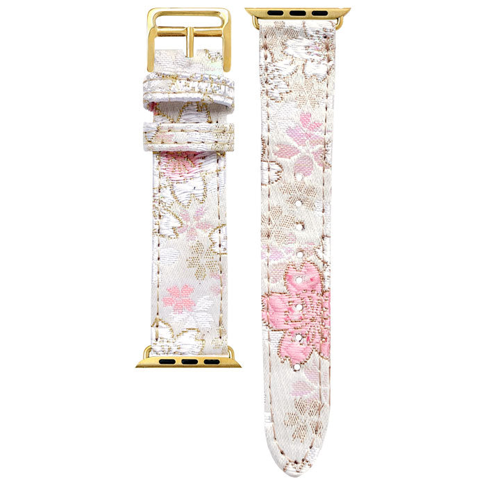 Leo&Aoi公式ショップ】 西陣織 明 アップルウォッチ バンド Apple