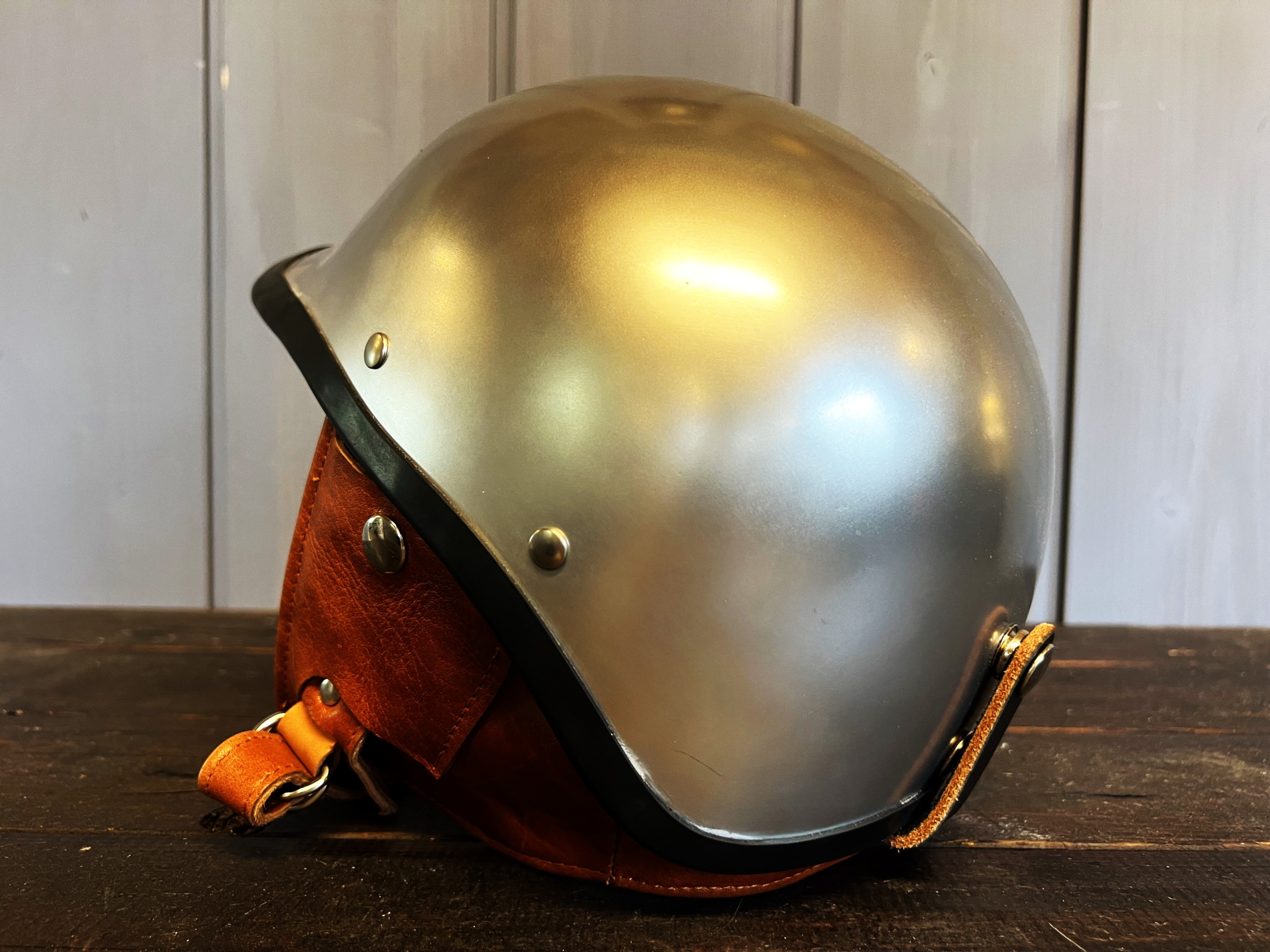 ウルフジョッキーヘルメットHAFJG06 - LEATHERWOLF レザーアイテム 革