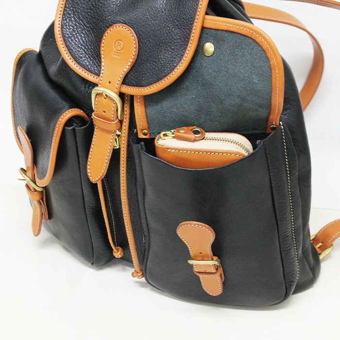 ダブルポケットリュックサックS｜PORCO ROSSO