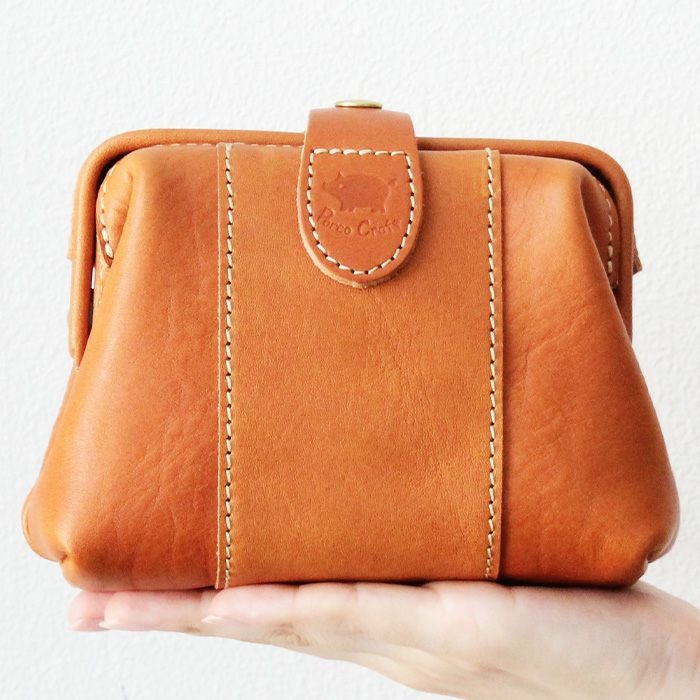 がま口ポーチ｜革鞄・革小物のPORCO ROSSO（ポルコロッソ）