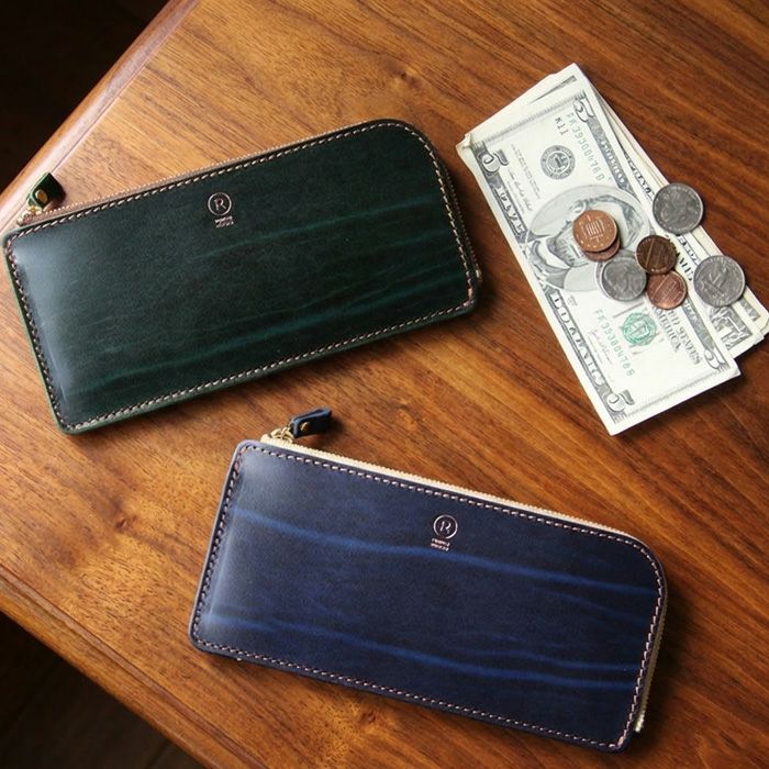 公式サイト・薬院本店限定/ルガトショルダー／薄マチL字ZIP長財布