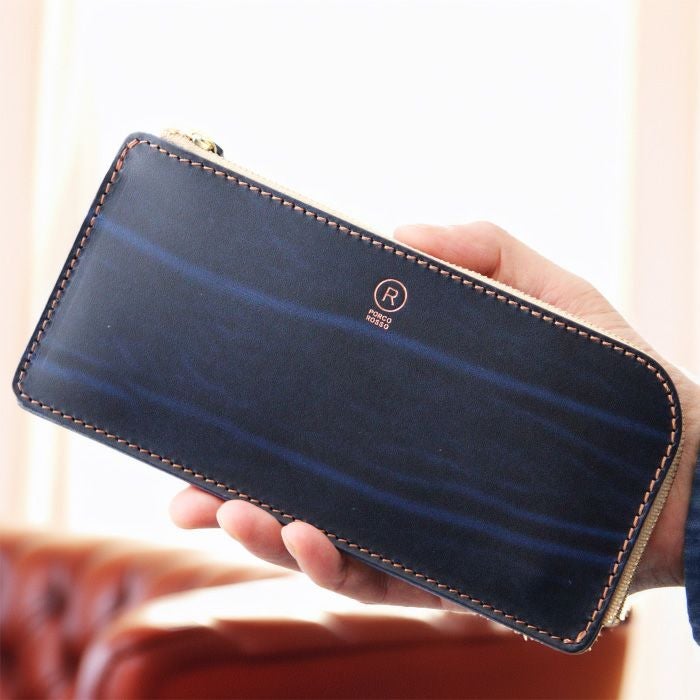 公式サイト・薬院本店限定/ルガトショルダー／薄マチL字ZIP長財布