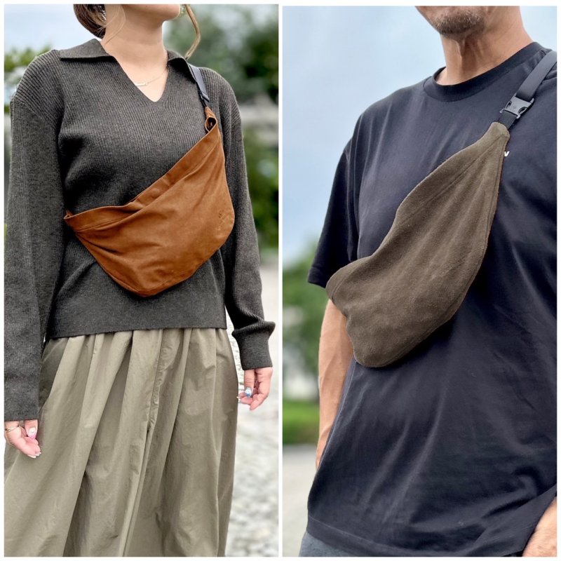 バッグより軽快。革製ポーチという新しい選択肢 | 天然エゾ鹿革の