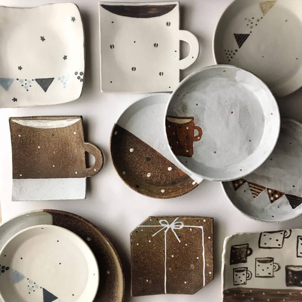 岡崎順子さん作陶リム皿を買い足し＆夫の誕生日 | LEE