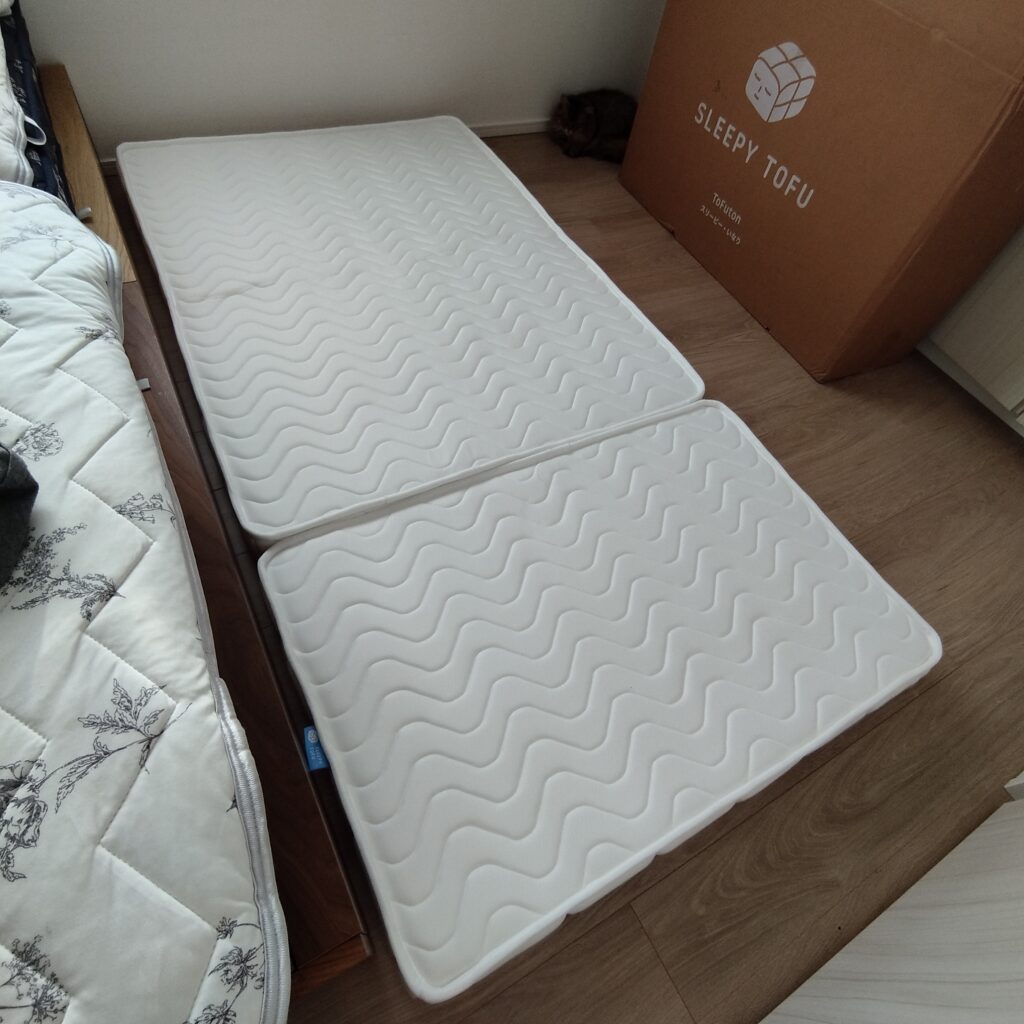 寝室のアップデート】台湾発の折りたたみマットレススリーピー・いなり