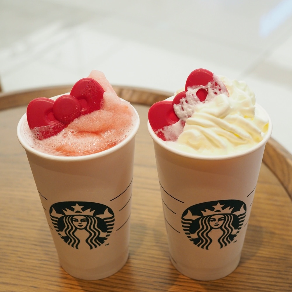 海外限定！スタバ×ハローキティコラボドリンク | LEE
