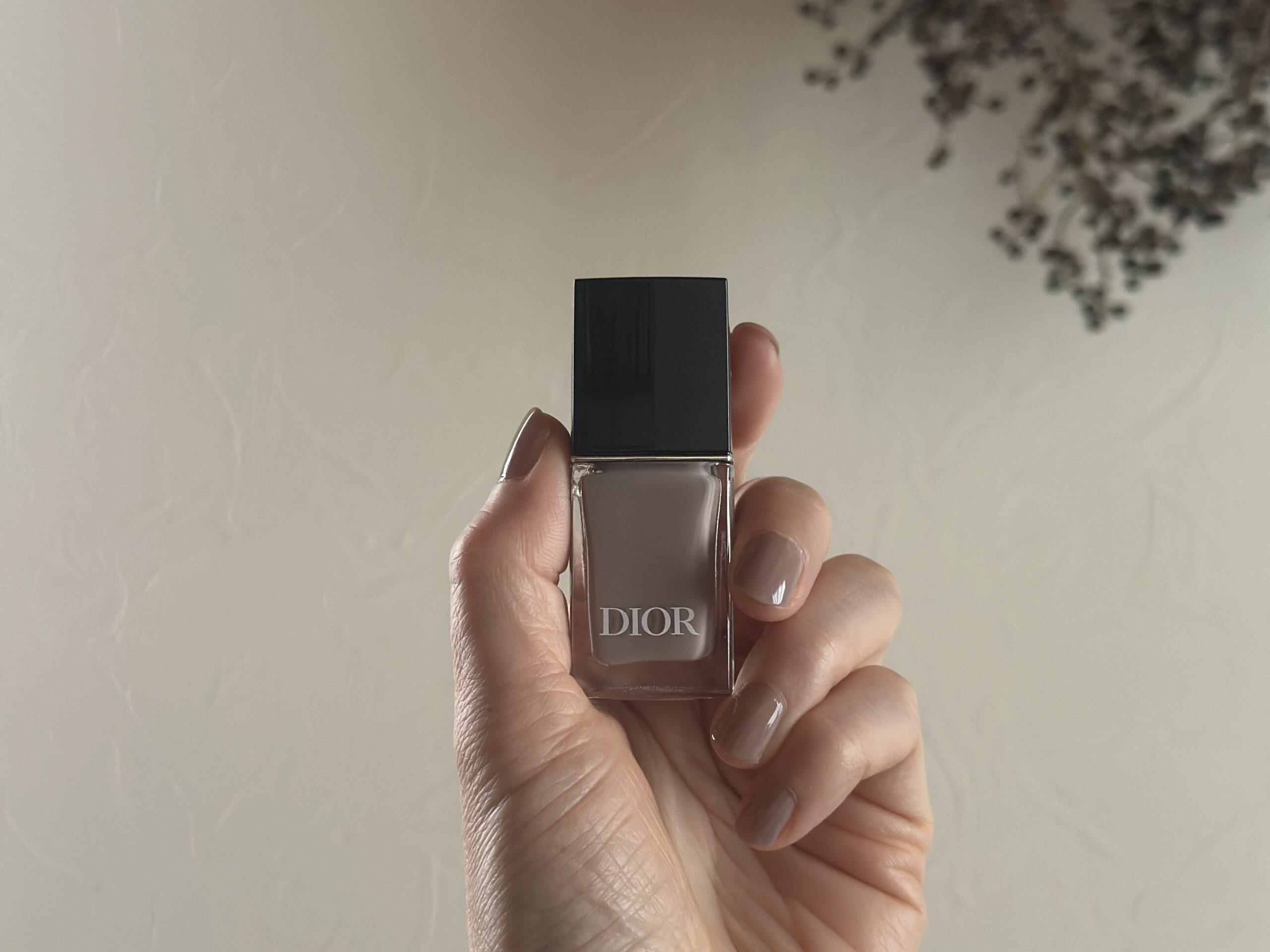 大人色ネイル【DIOR／ディオール】ヴェルニ 206とトップコート【CHANEL