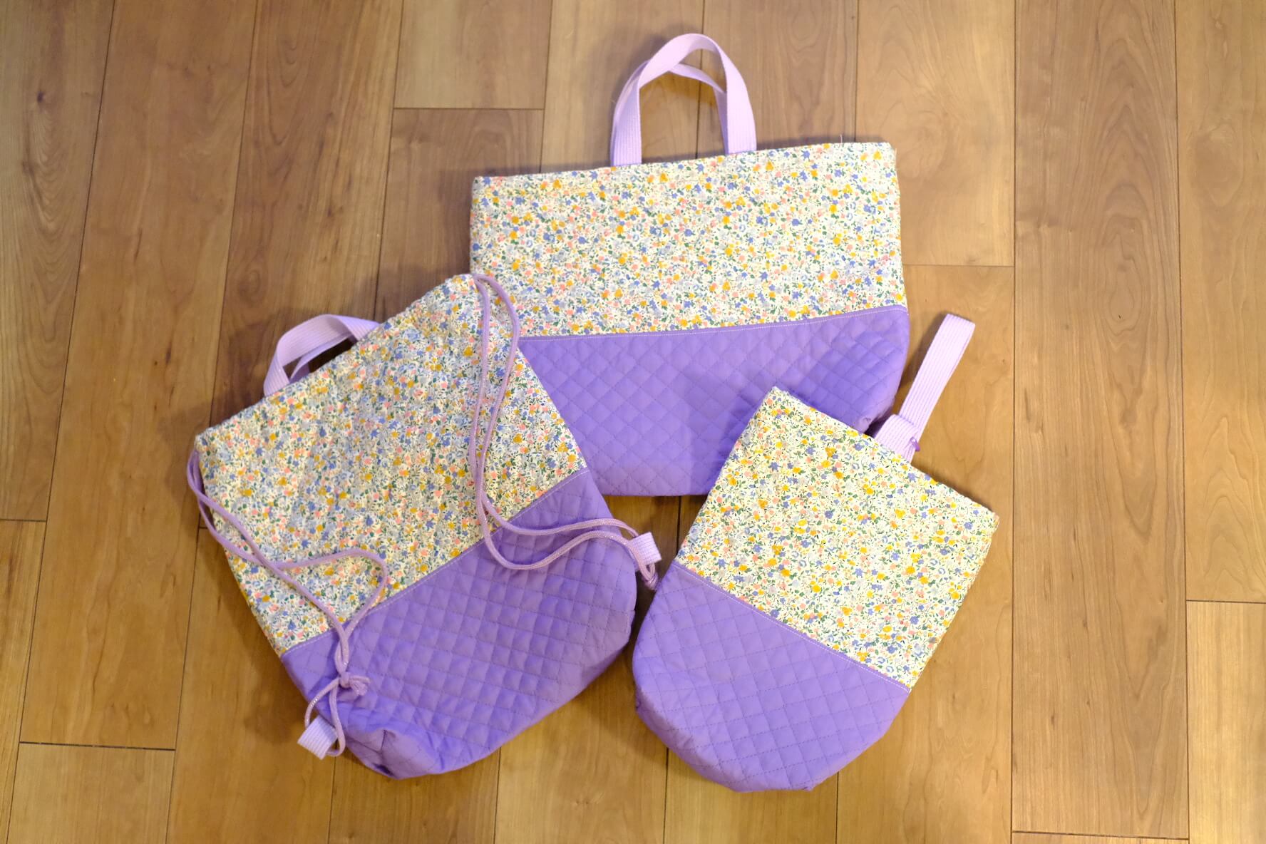 入園・入学グッズをハンドメイド！】手さげバッグ、靴袋、体操服入れ