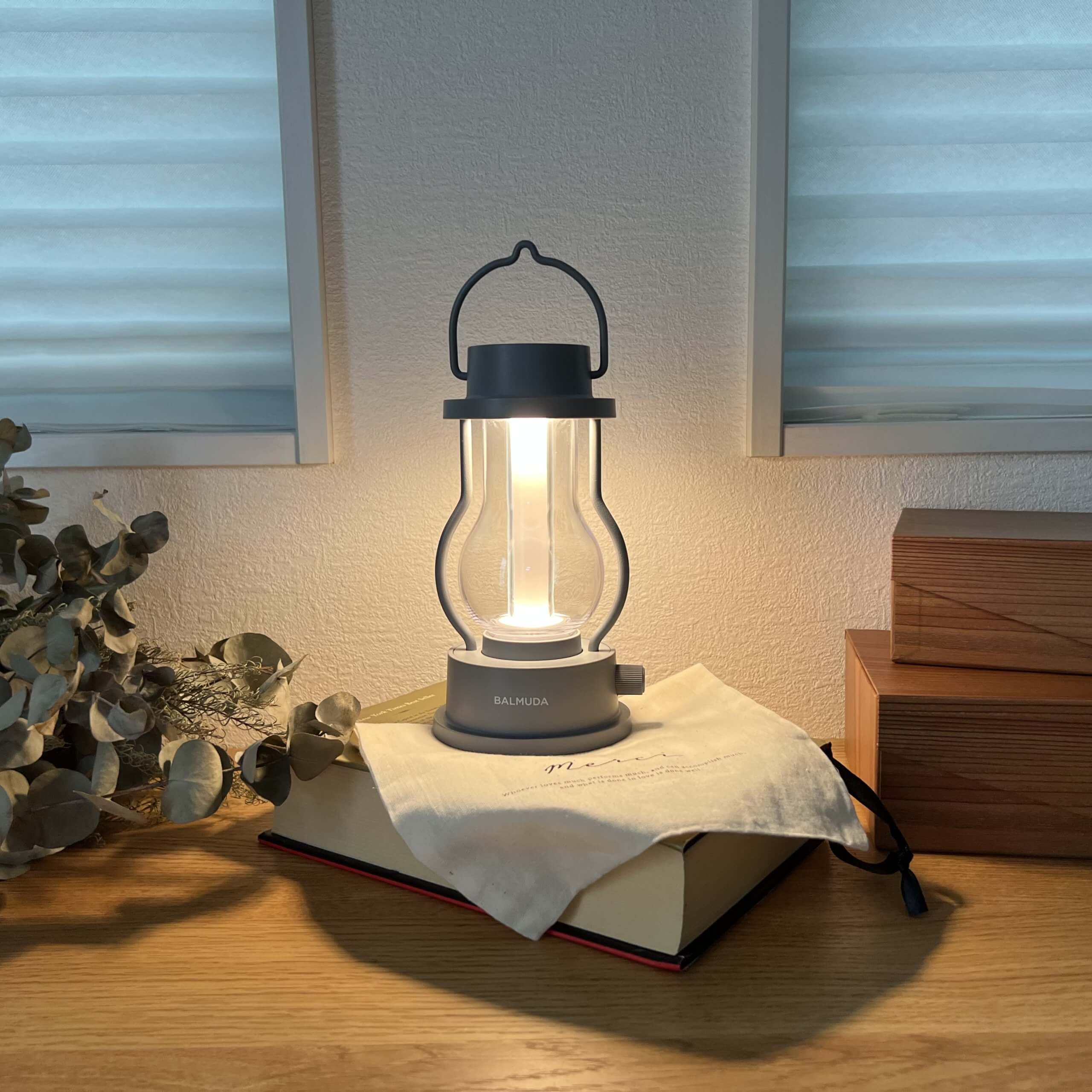 光をたのしむ至福の時間♩味わい深く良い時間を過ごす【バルミューダ