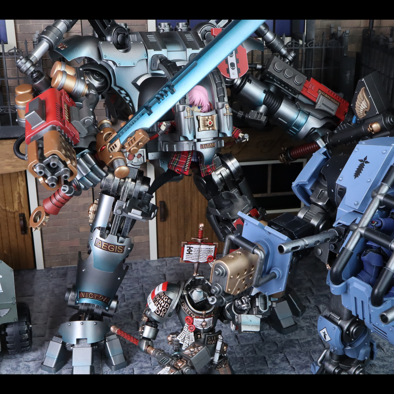 JOYTOY Warhammer 40K Grey Knights Nemesis Dreadknight レビュー