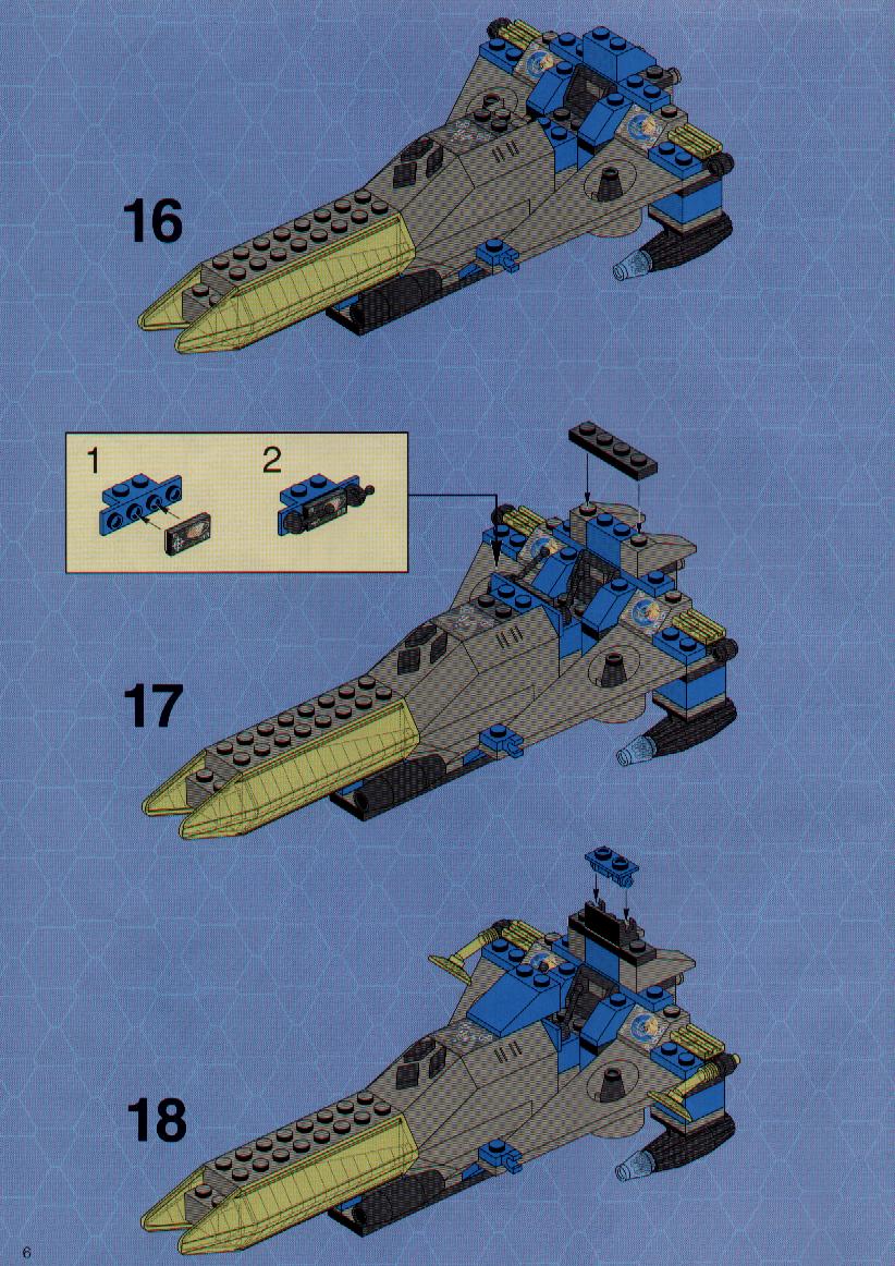 LEGO Instructions for set 6969 Celestial Stinger / Space Swarm
