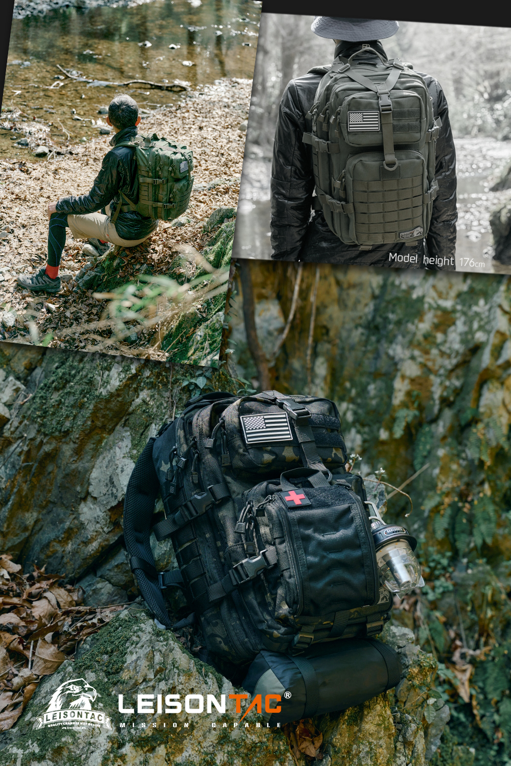 レイソンタック ミリタリ― リュック 42L タクティカルバック【ISO基準
