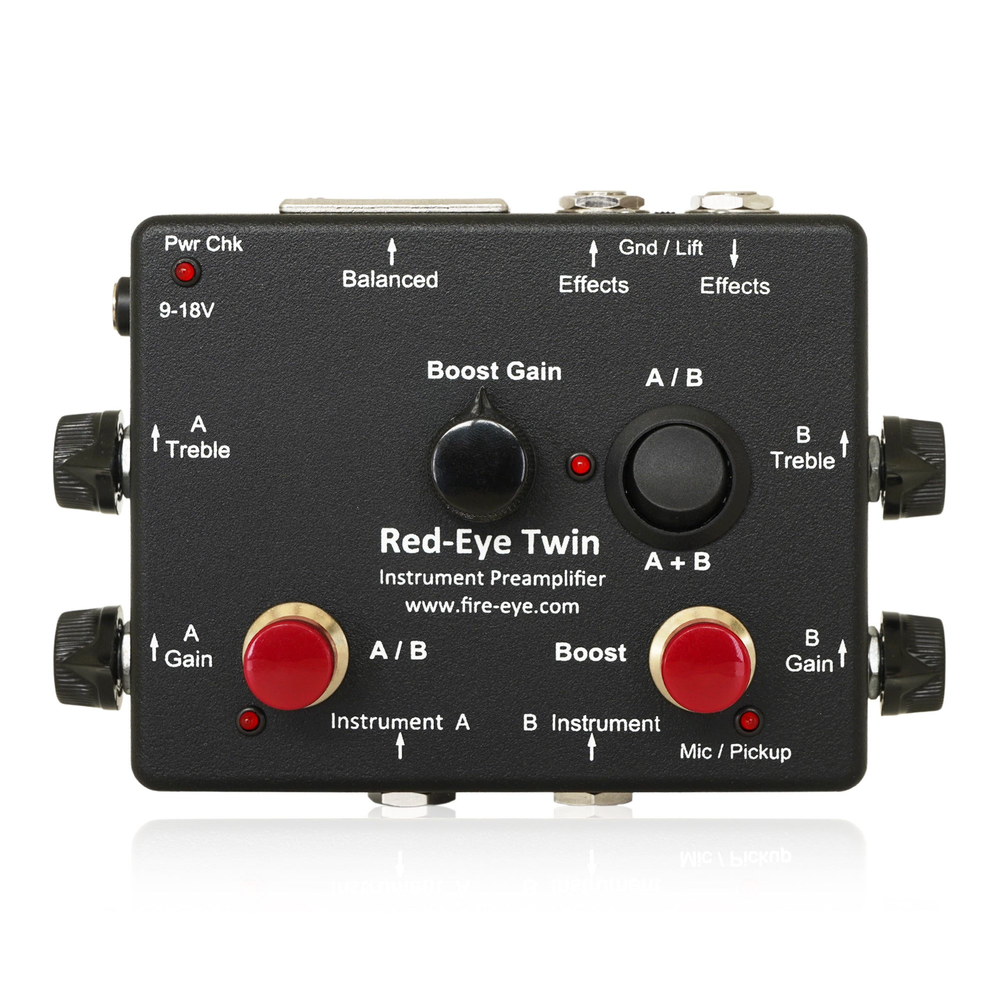 Fire-Eye - Red-Eye Twin Instrument Preamplifier – LEP INTERNATIONAL