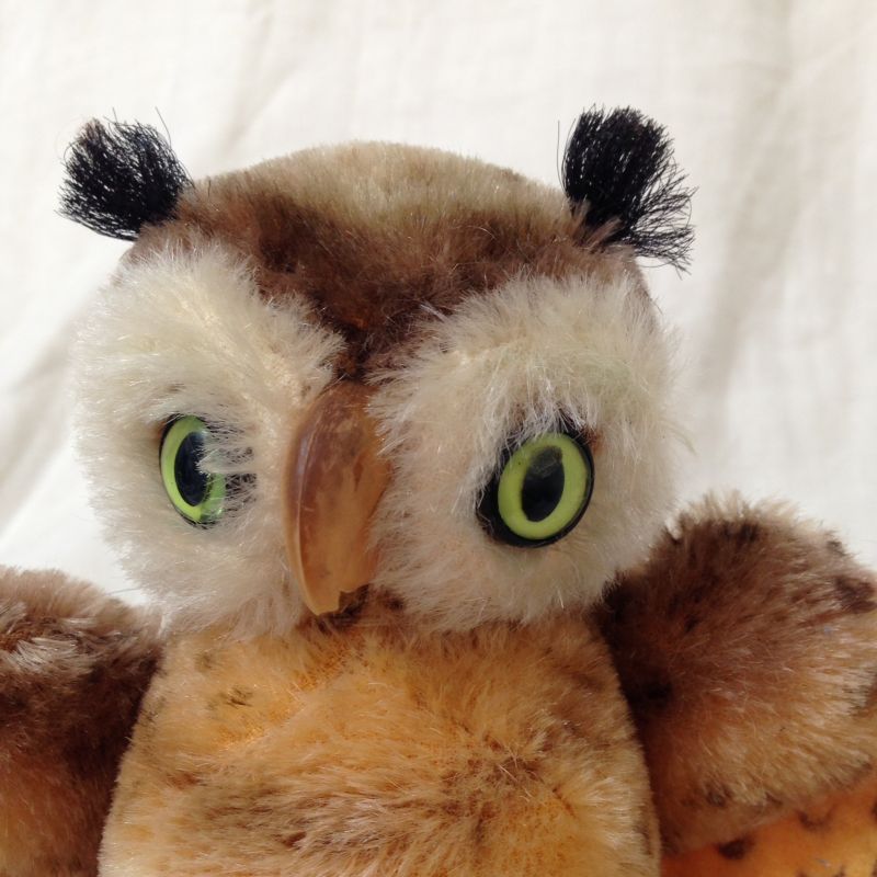 ドイツ シュタイフ フクロウ steiff wittie jouet・おもちゃ