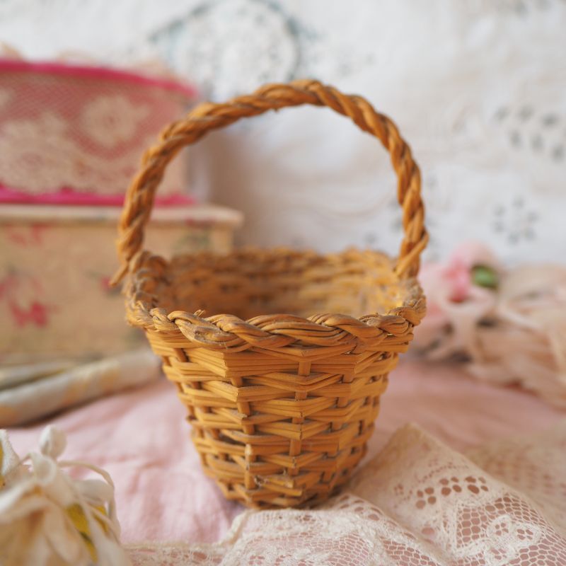 ドール用ミニチュアバスケット jouet・おもちゃ