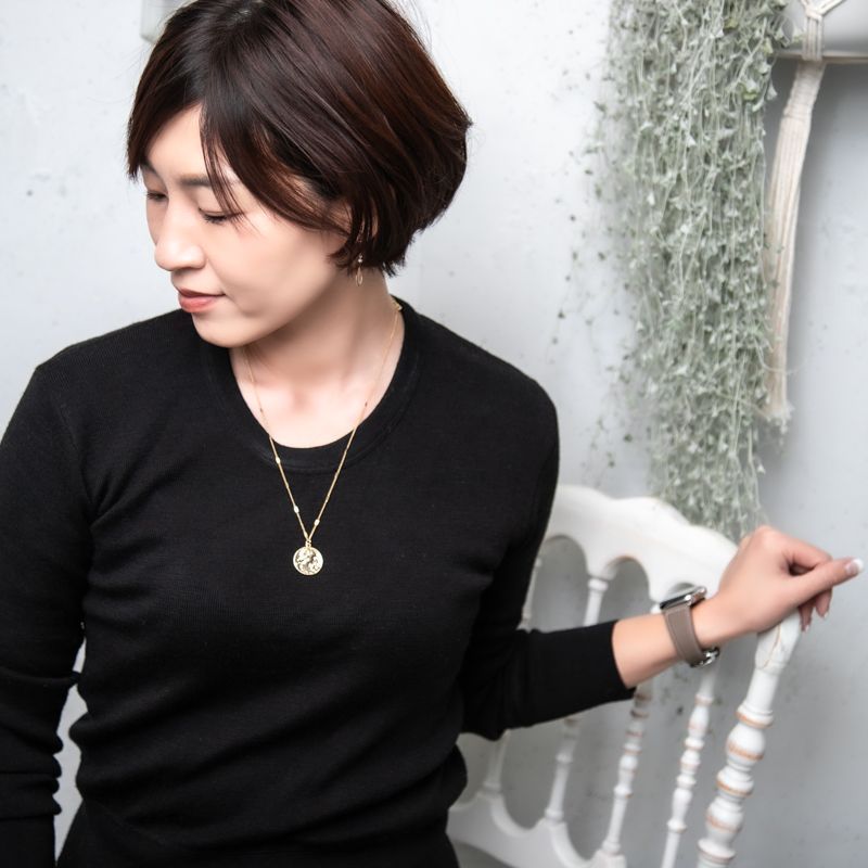 新価格】シャンスコインネックレス（ゴールド／シルバー） / オシャレ