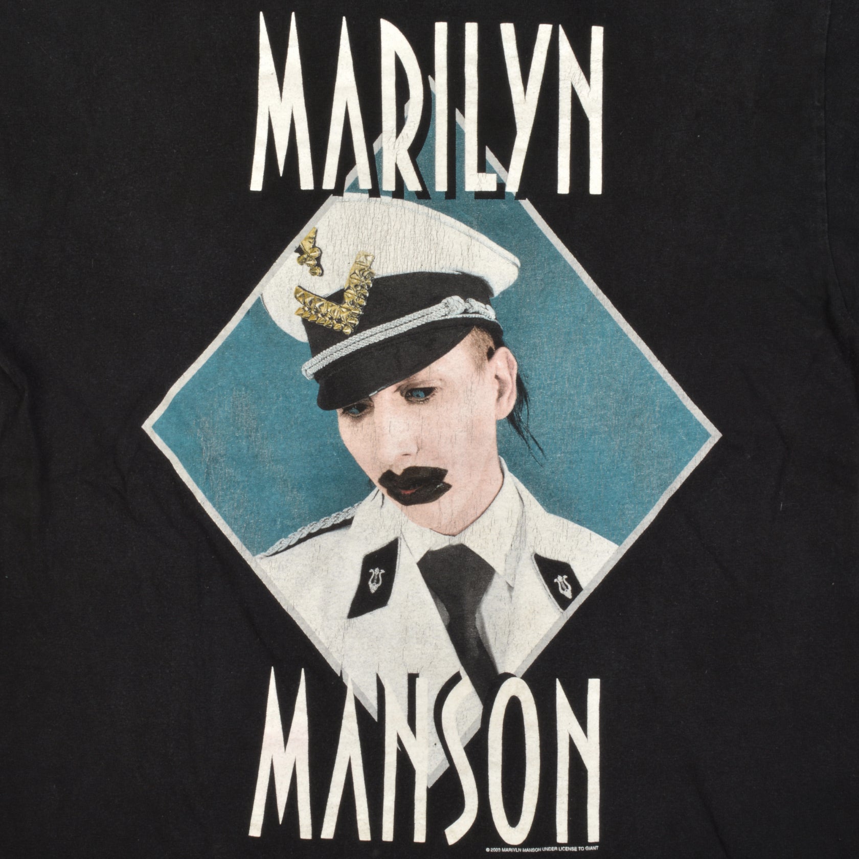 Black Vintage T-Shirt - Marilyn Manson Grotesk Burlesk - L'ÉTIQUETTE