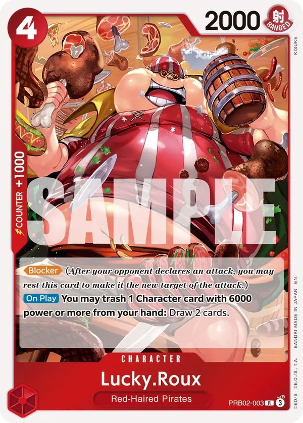 Lucky.Roux (PRB02-003) • One Piece Card The Best Vol.2 – Limitless