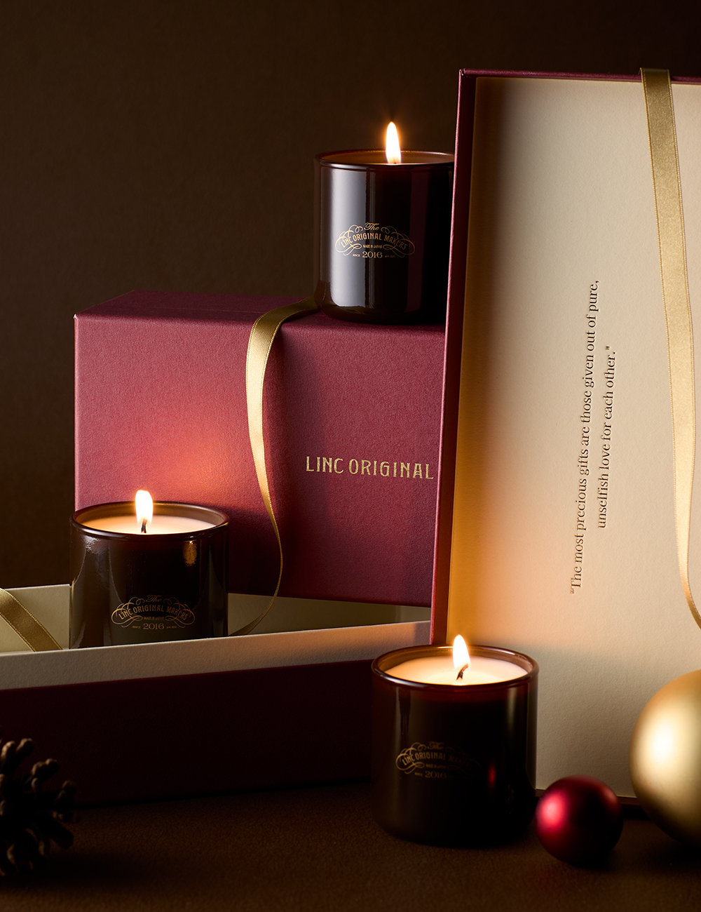 The LINC“ CANDLE SET – LINC ORIGINAL MAKERS