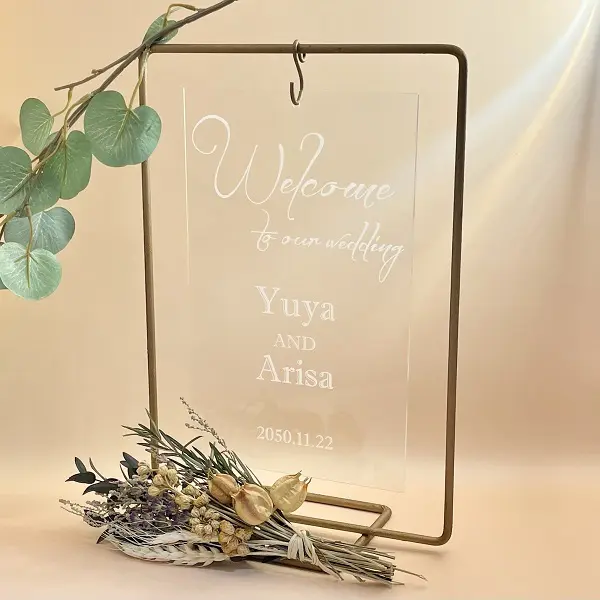 コッパースタンド mini クリア ウェルカムボード | 株式会社Lind