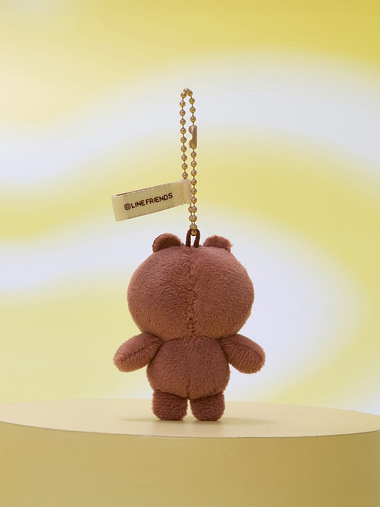 LINE FRIENDS BROWN MINI PLUSH KEYRING BASIC – LINE FRIENDS SQUARE