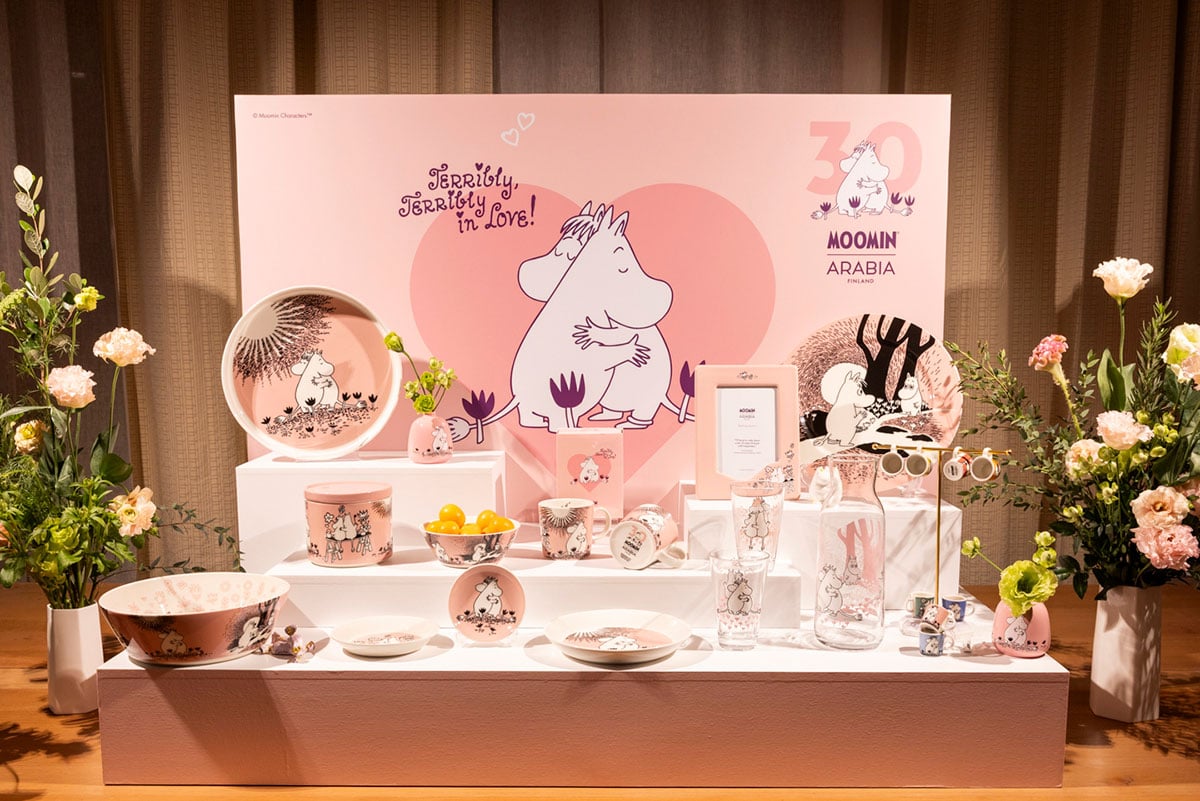 ムーミンアラビア「Love」誕生30周年のアニバーサリーシリーズが登場