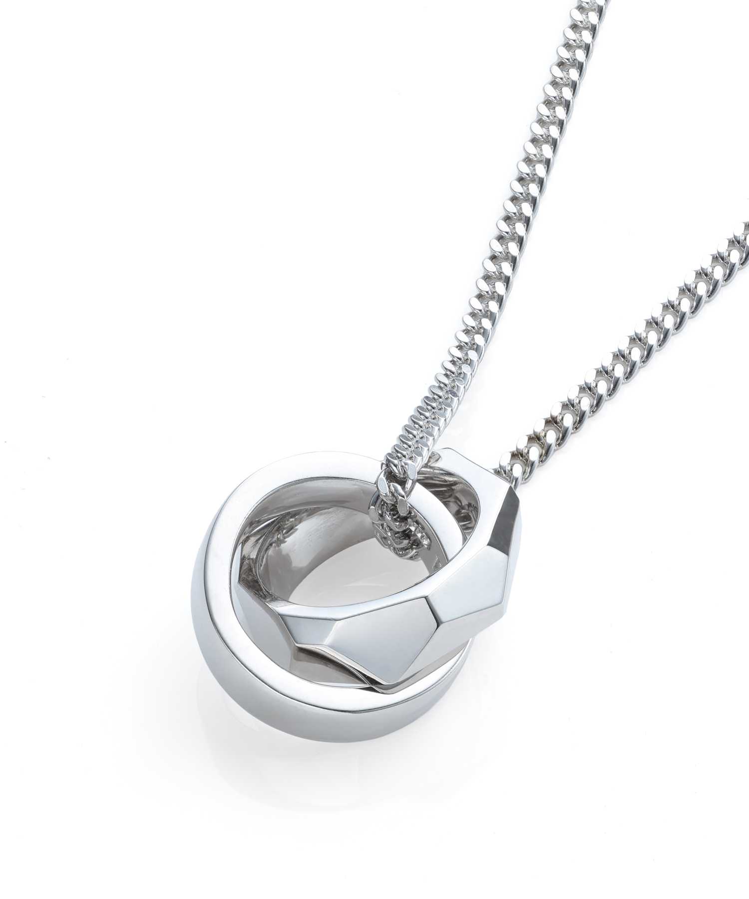 for Gift”フラグメントダブルリングネックレス/シルバー925 | LION